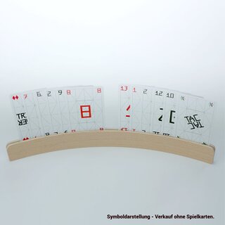 Spielkartenhalter aus Holz, 35cm